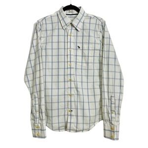 Abercrombie & Fitch - Men's Long-Sleeve Muscle Plaid Button-Up Shirt - Size: S